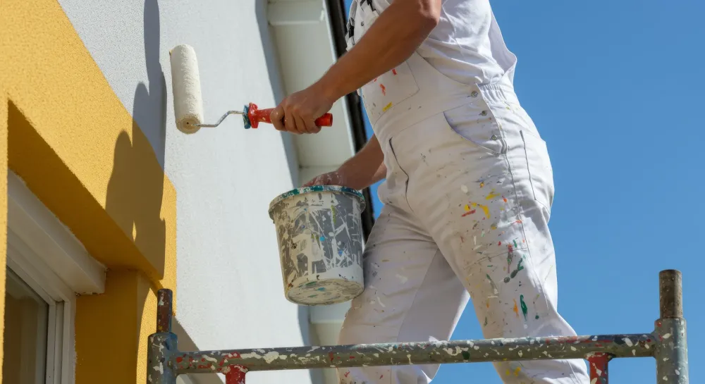 peintre en exterieur
